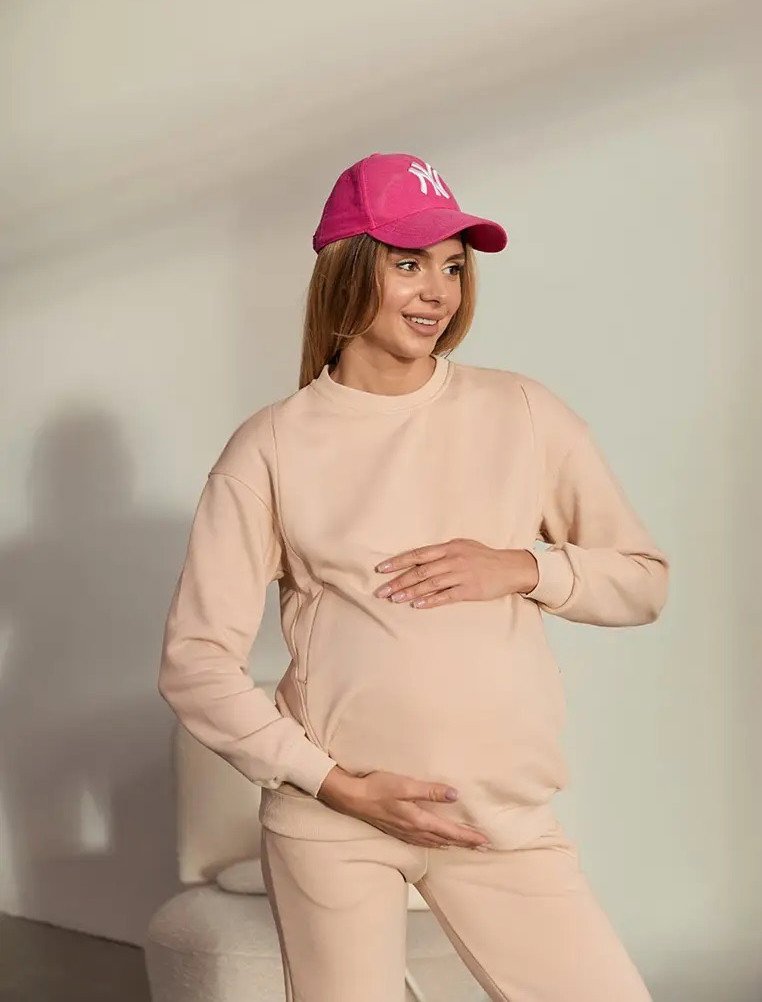 Світшот для вагітних та годуючих Berlin - бежевий