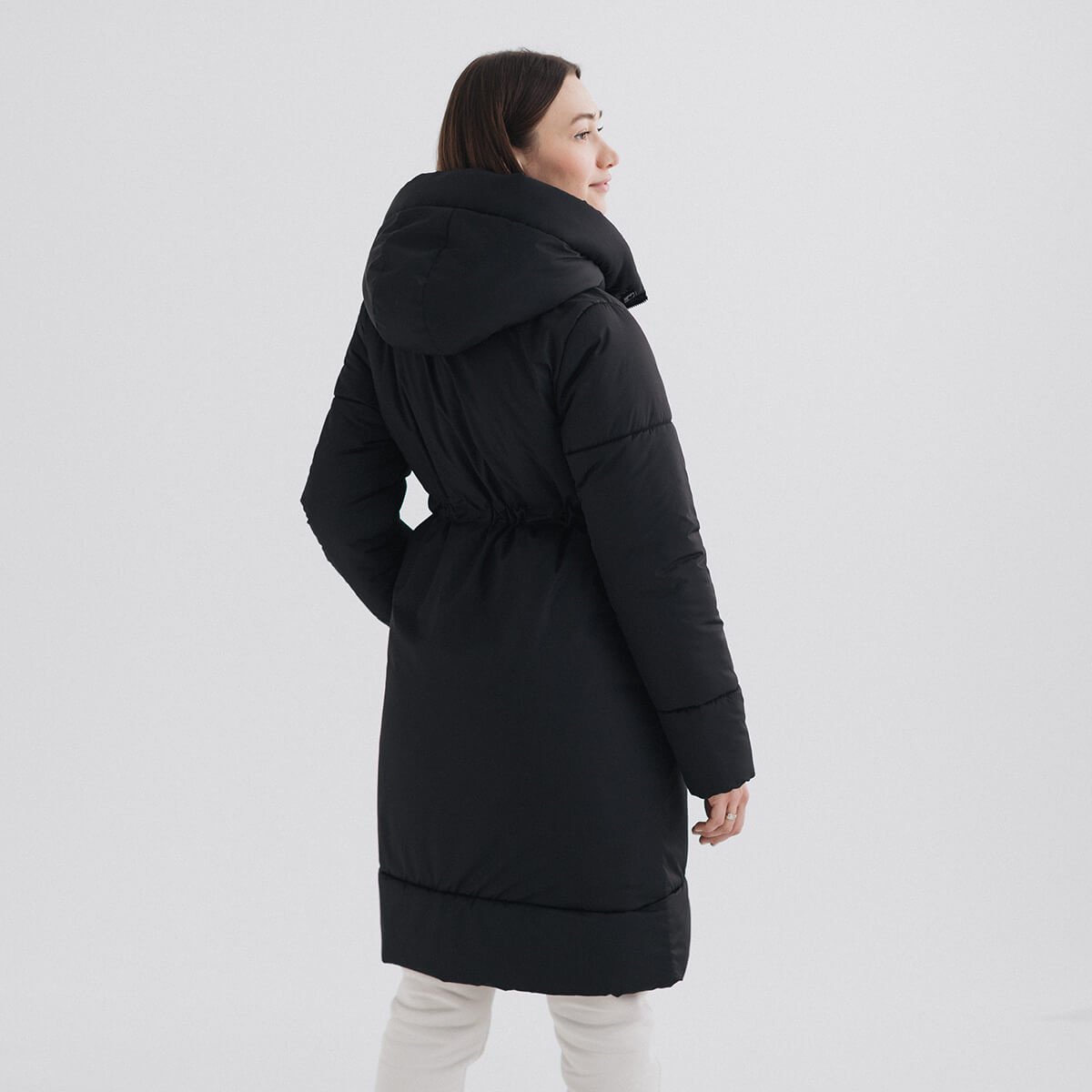 Зимова слінгокуртка/ куртка для вагітних 3в1 Чорна