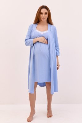 Комплект для беременных и кормящих мам 2123(2362) 1283 голубой