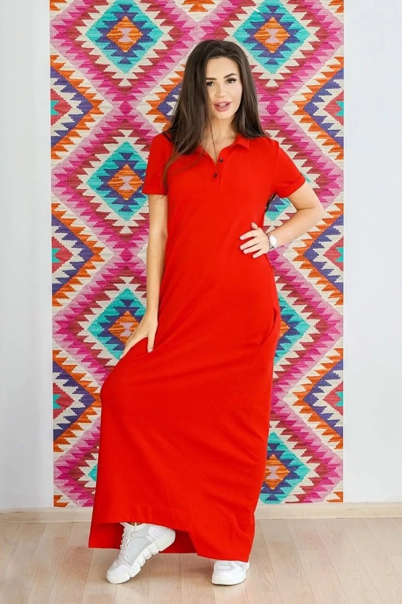Платье для беременных 1292477 красное