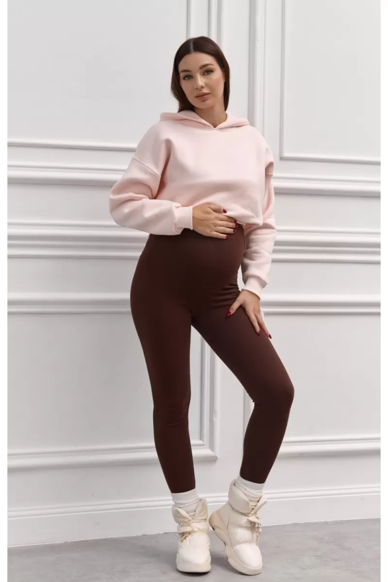 Теплі лосіни для вагітних 2322 1298 шоколадні