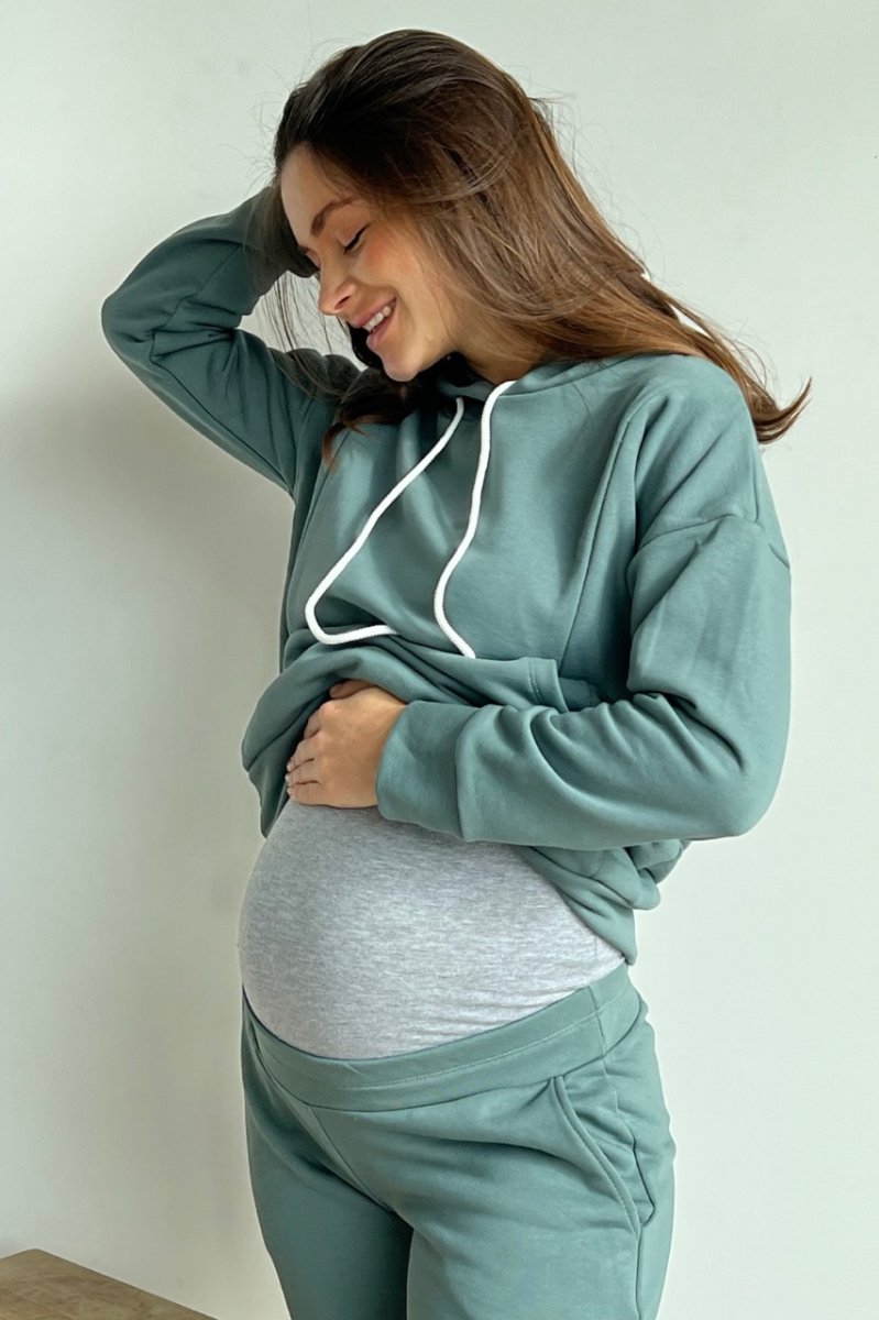 Спортивний костюм для вагітних та годуючих 4218114-4 м'ятний
