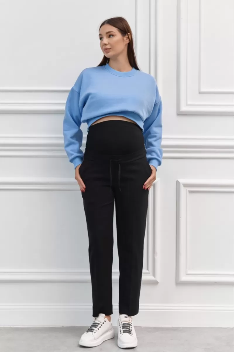 Штаны для беременных 2518 1495 черные