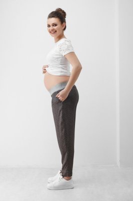 Штани для вагітних 1848 0003 графіт