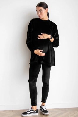 Плюшевий костюм для вагітних 4473154-4 чорний