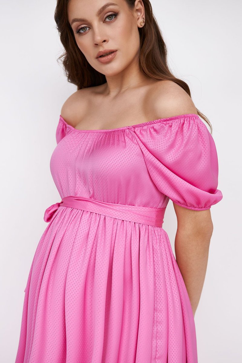 Красивое платье для беременных 2103 1545 розовое