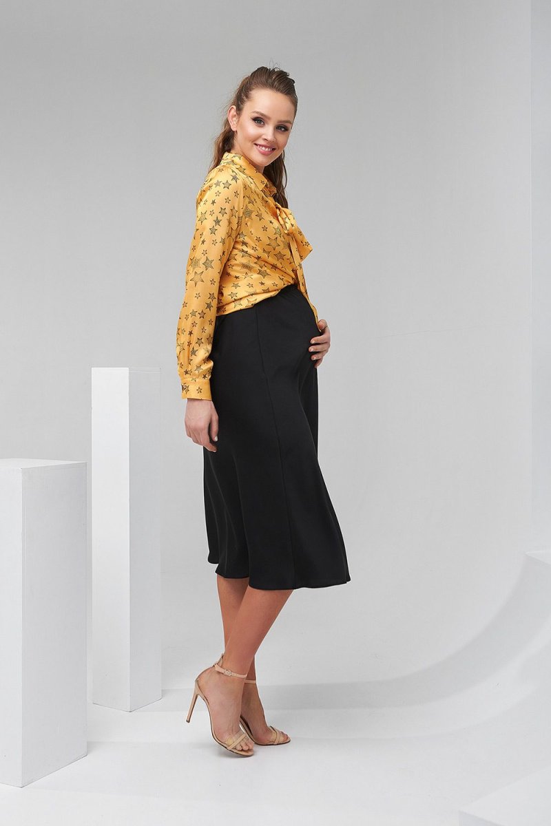 Блуза з принтом для вагітних 2026 1325 Золотий