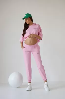 Штани для вагітних 2150 1536 рожевий