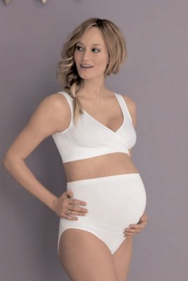 Труси для вагітних високі basic 1502 білі