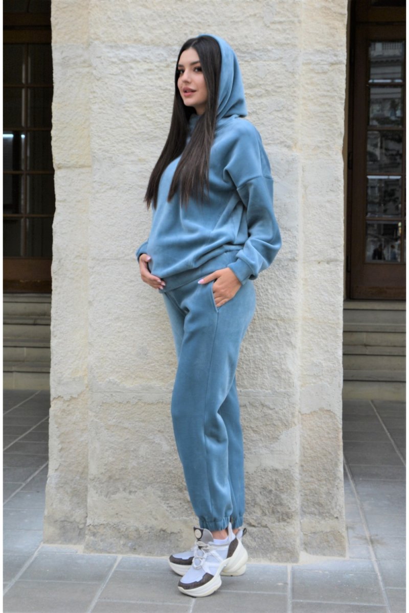 Спортивний костюм для вагітних та годуючих 2229(8) 1640 блакитний