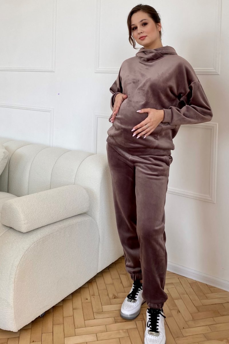 Спортивний костюм для вагітних та годуючих 2229(8) 1342 мокко