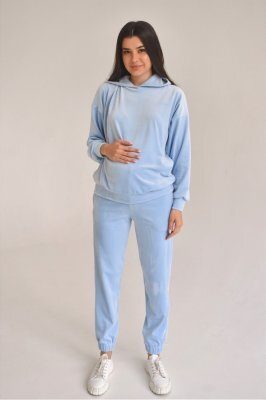 Спортивный костюм для беременных и кормящих 2304(2228) 1644 голубой