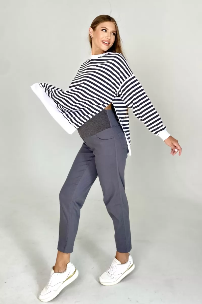 Штаны для беременных для беременных 2326 1806 графитовые