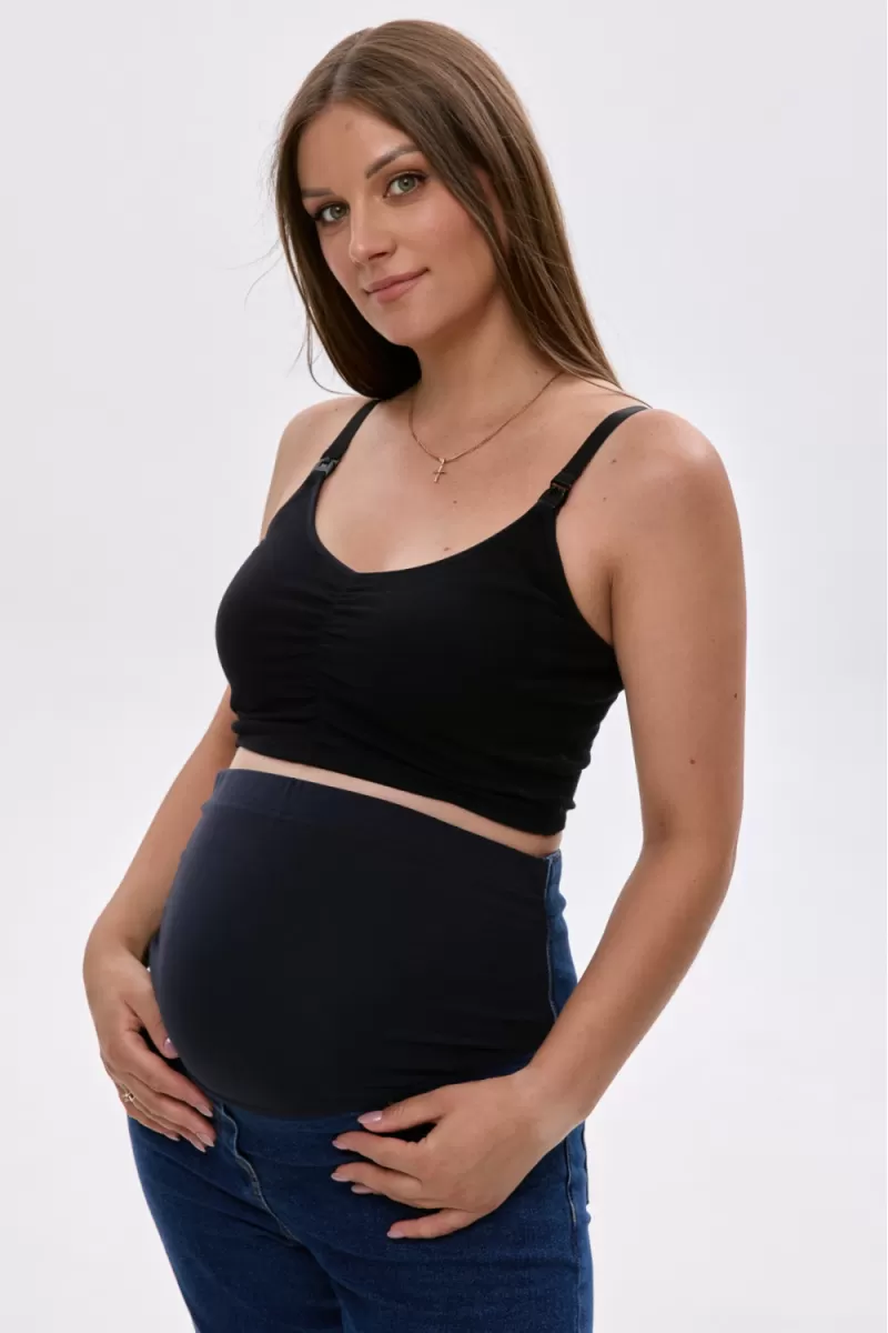 Топ для вагітних і годуючих мам 2516 1397 чорний