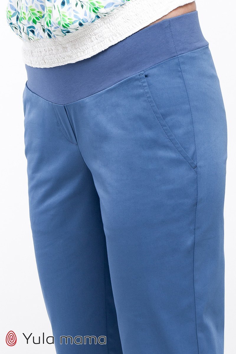 Комфортні штани для вагітних; я melani джинсово-блакитний