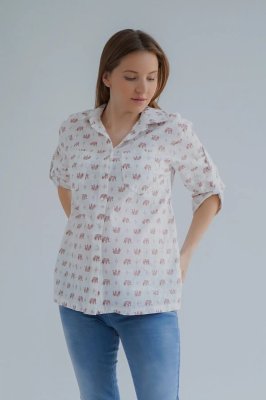 Блуза для вагітних 4241715 цукровий мигдаль