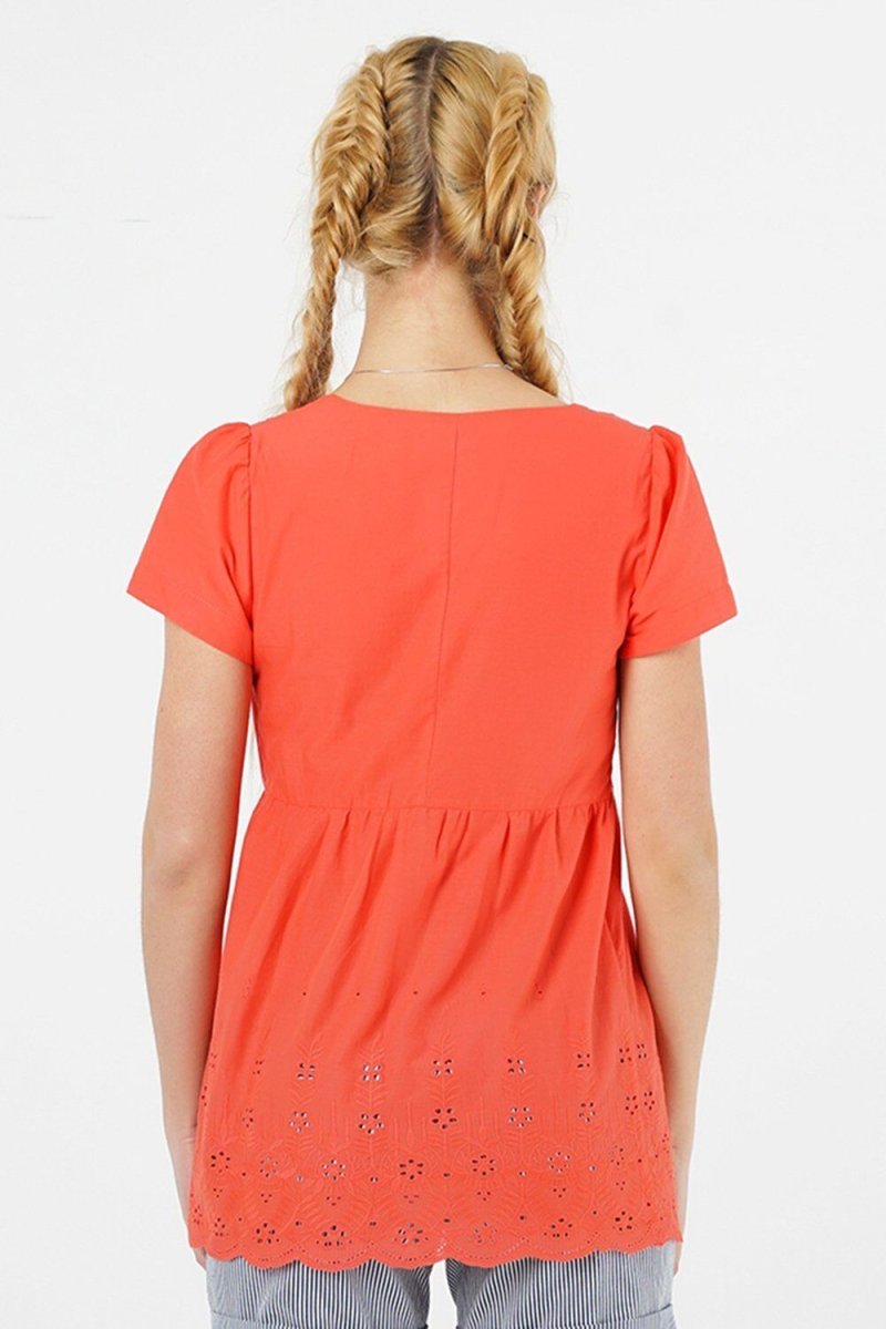 Блуза для беременных 3093074 коралловый