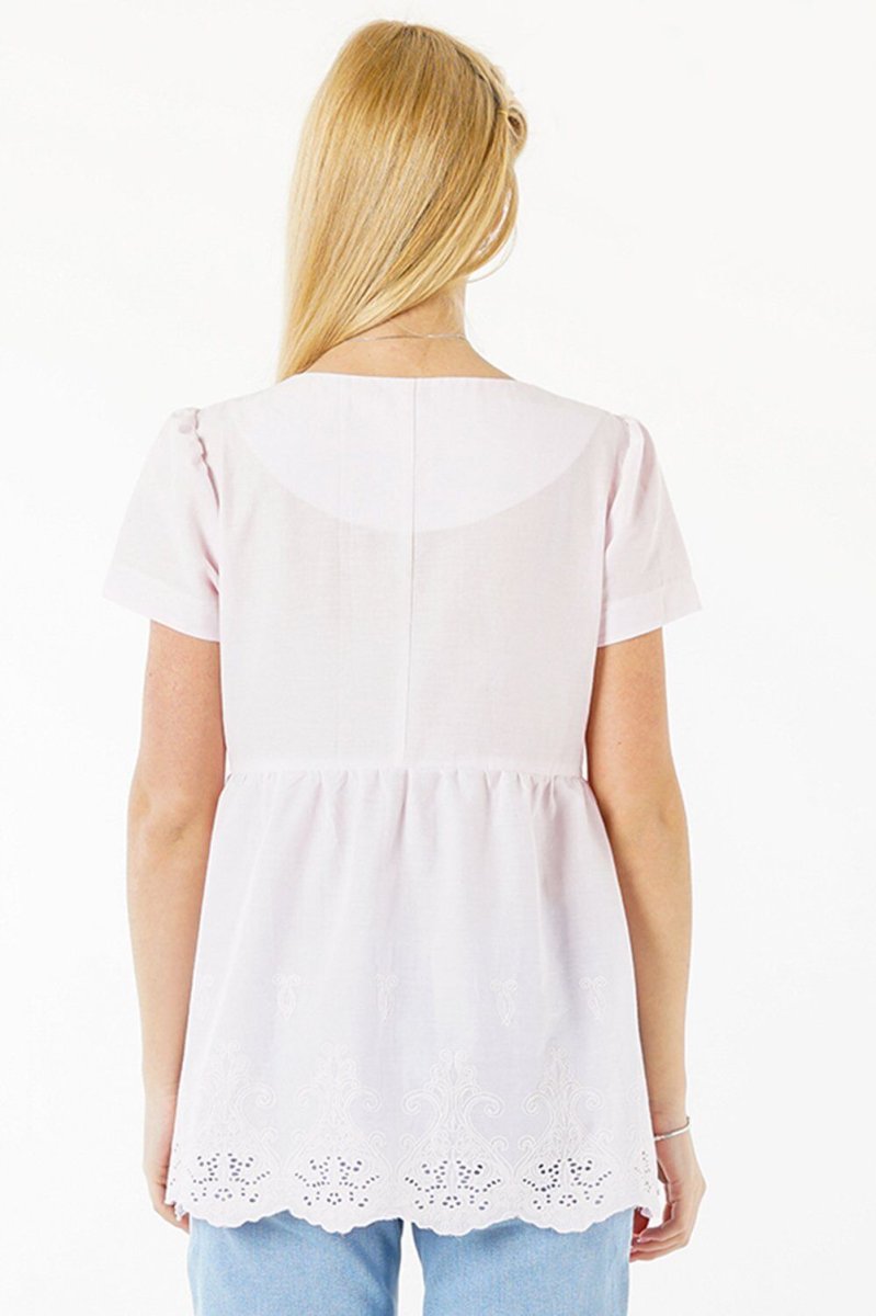 Блуза для вагітних 3093074 рожевий