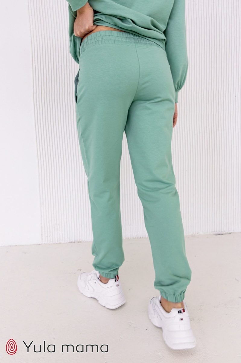 Спортивные штаны-джоггеры для беременных Dido полынь