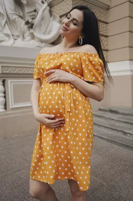 Платье для беременных 4169726 шафран sale