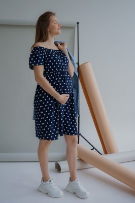 Плаття для вагітних 4169726 синє