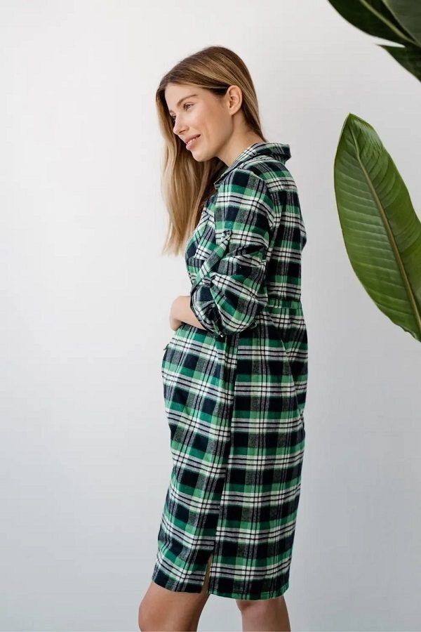 Платье для беременных 4206729 зелёный