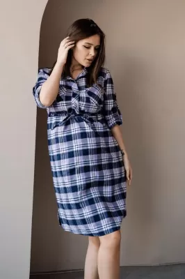 Платье для беременных 4206729 сиреневое