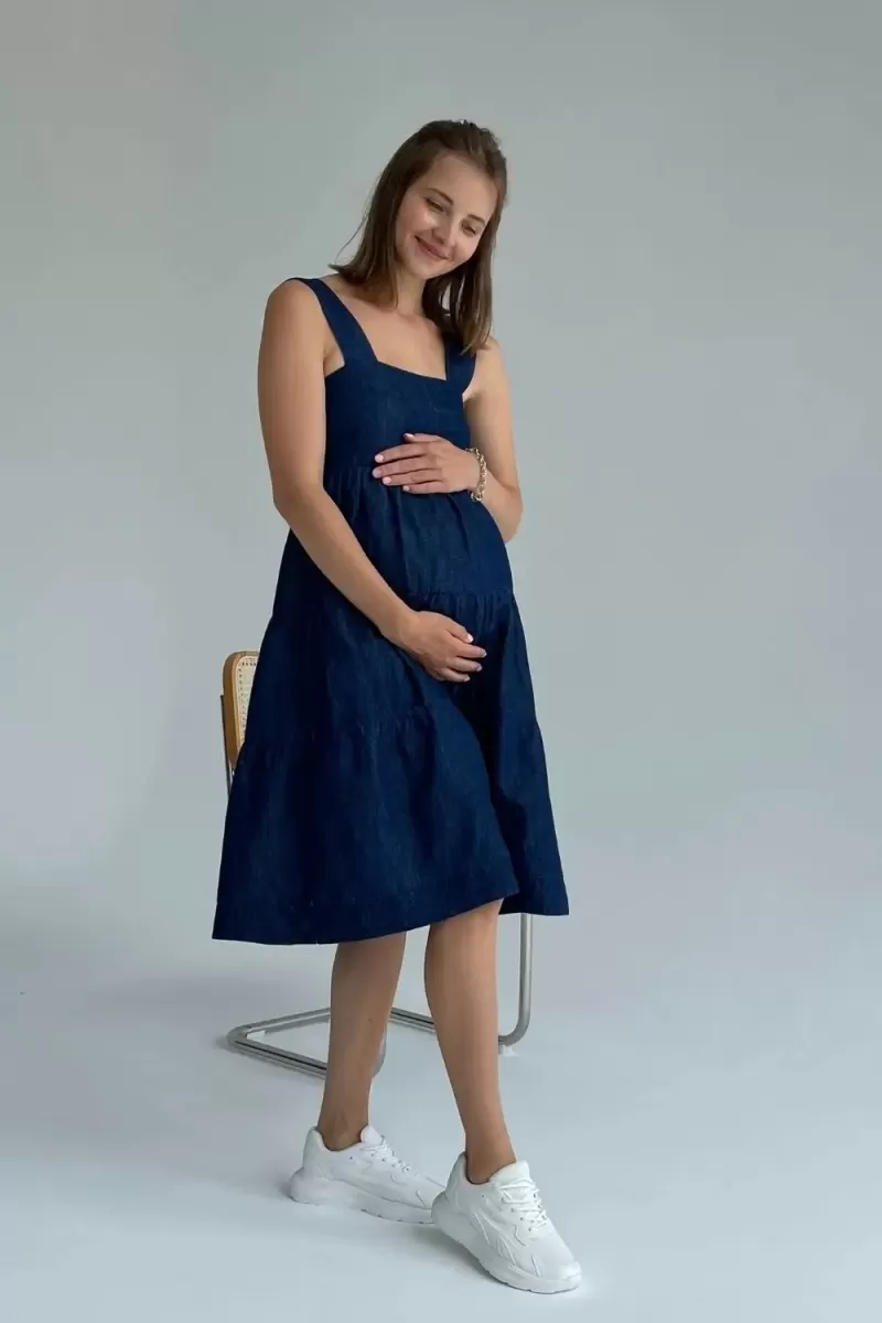 Сарафан для вагітних 4336477 синій