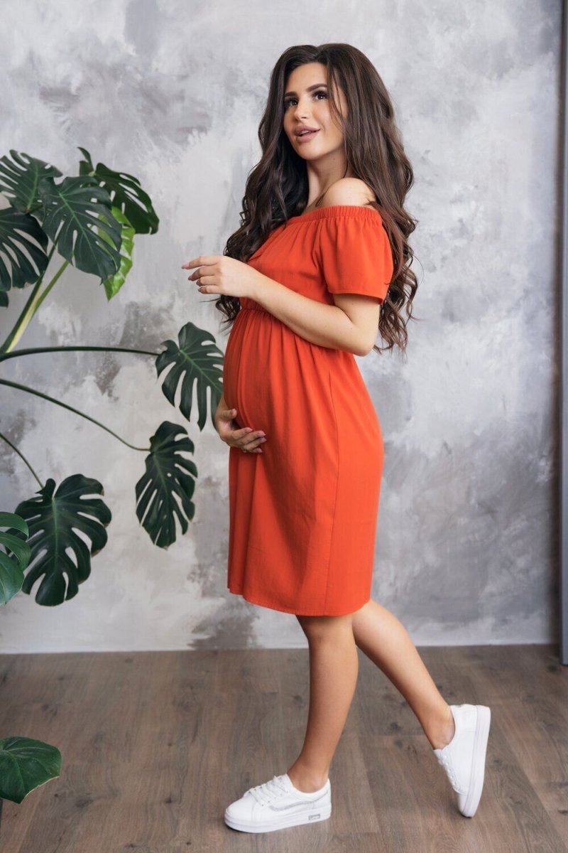 Платье для беременных 4169616 Красный