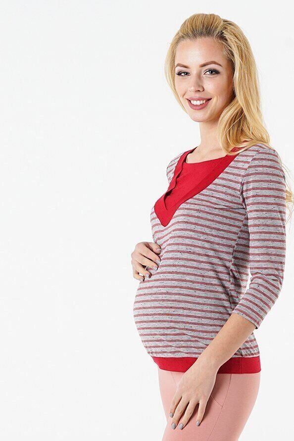 Джемпер-кормление и беременность 1335246 бордо
