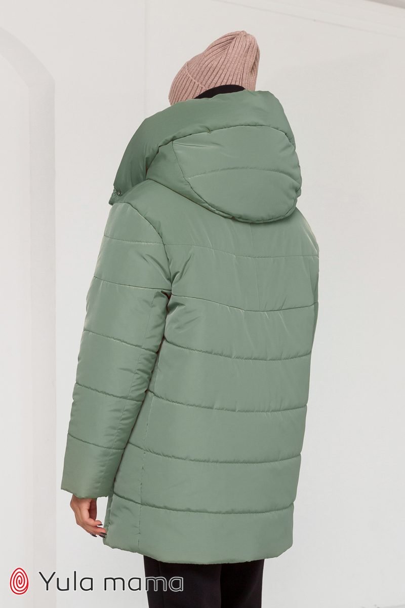 Стильная зимняя куртка для беременных Kimberly полынь