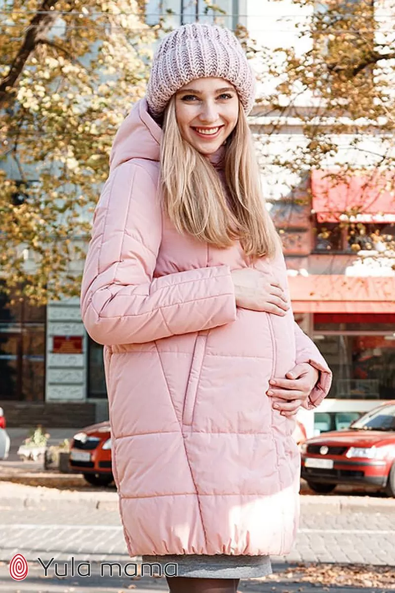 Зимняя куртка для беременных Jena пудра