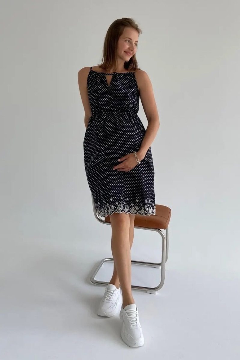 Платье для беременных 4063247 черное