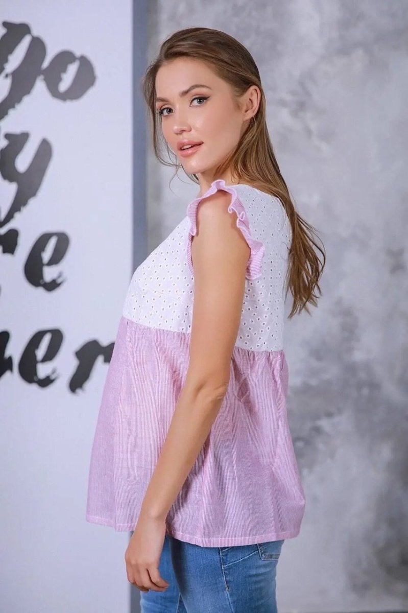 Блуза для беременных 3024192 розовая
