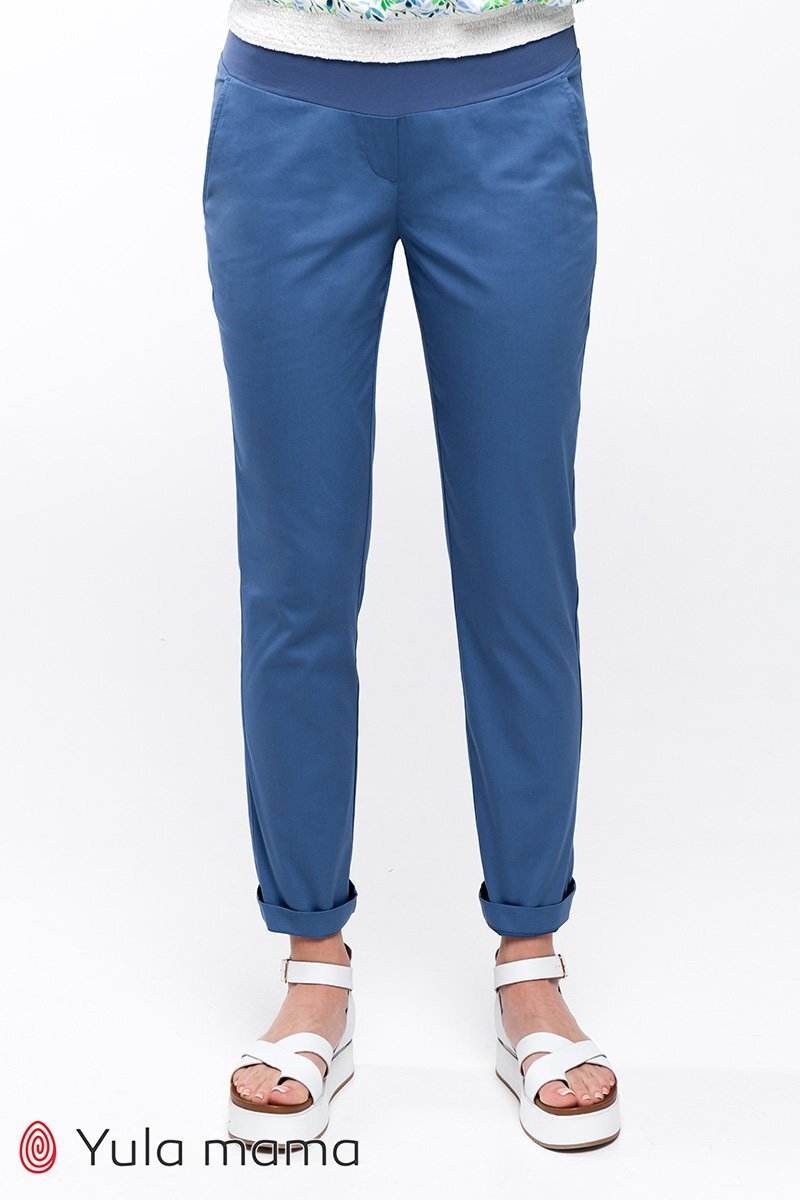 Комфортные брюки для беременных Melani джинсово-голубой
