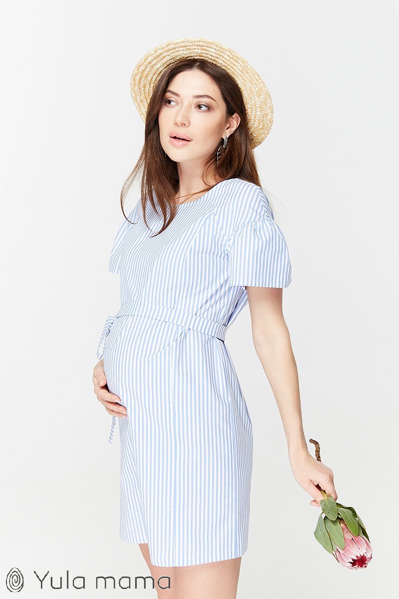 Платье для беременных и кормящих Kamilla широкая полоска