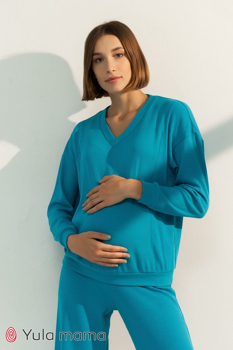 Стильний костюм для вагітних і годуючих Oliver Морська хвиля