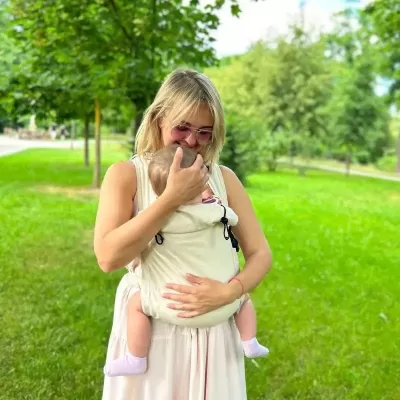 Май-слинг Univеrsal бежевый лен