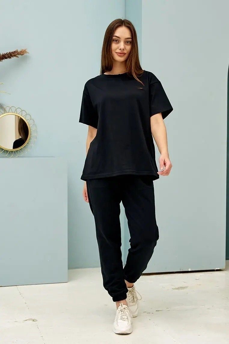 Спортивні штани для вагітних Shanghai - чорні