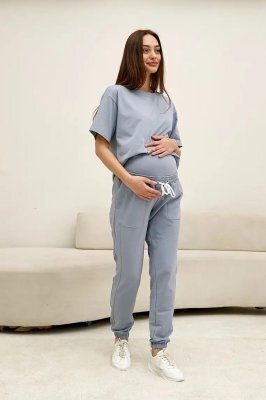 Спортивные штаны для беременных Shanghai - серые