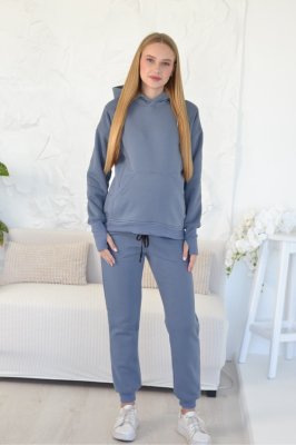 Спортивный костюм для беременных и кормящих Amelia серый