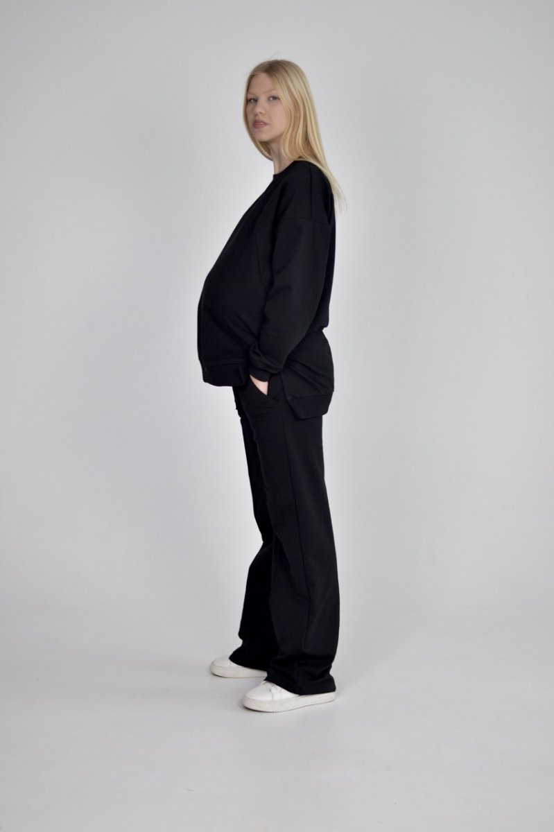 Спортивний костюм демі для вагітних та годуючих Page чорний