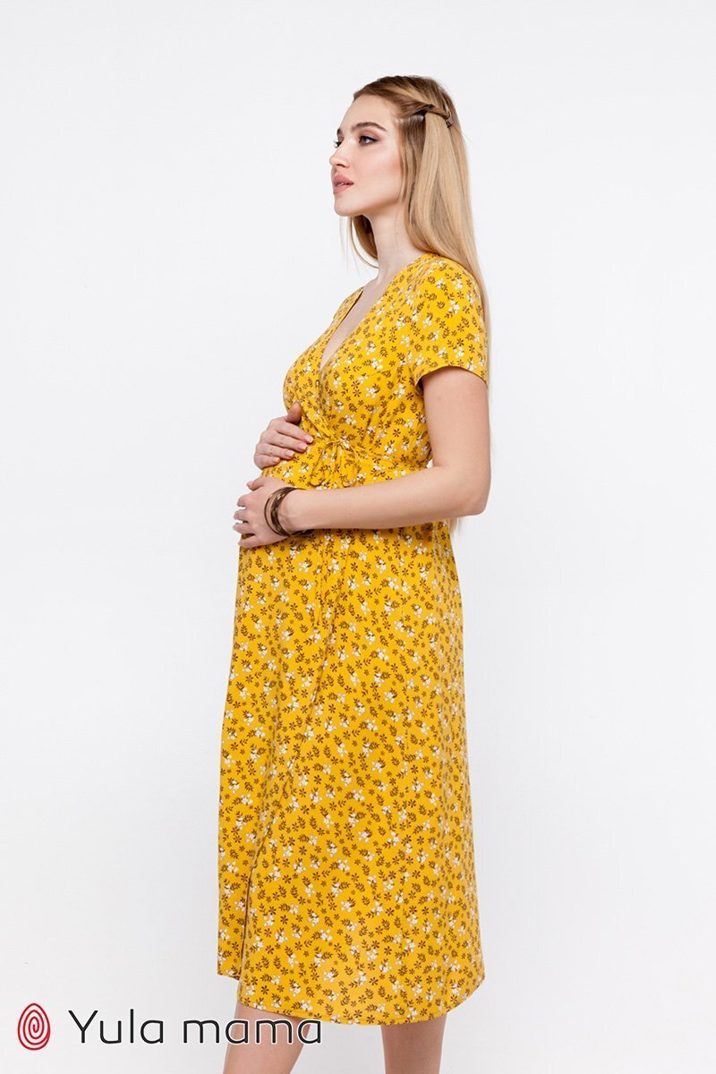 Платье для беременных и кормящих Eilish темно-желтый