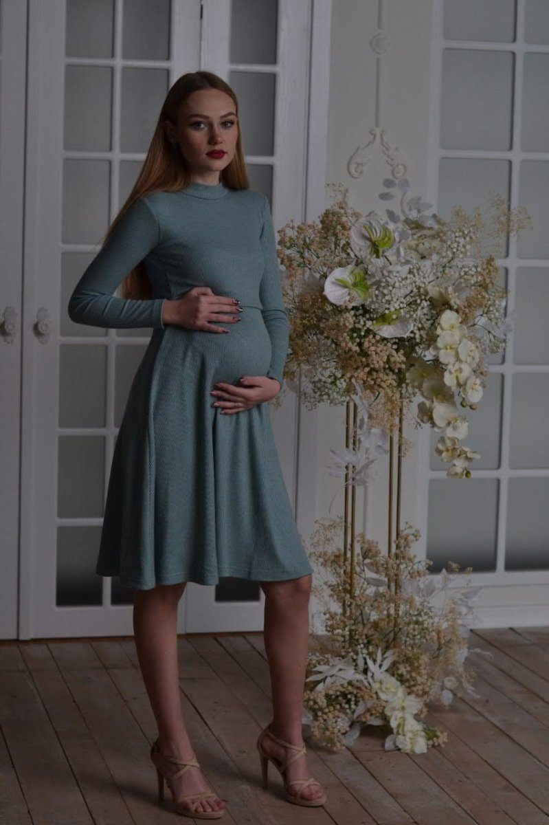 Сукня для вагітних та годуючих DM-18 м'ятний