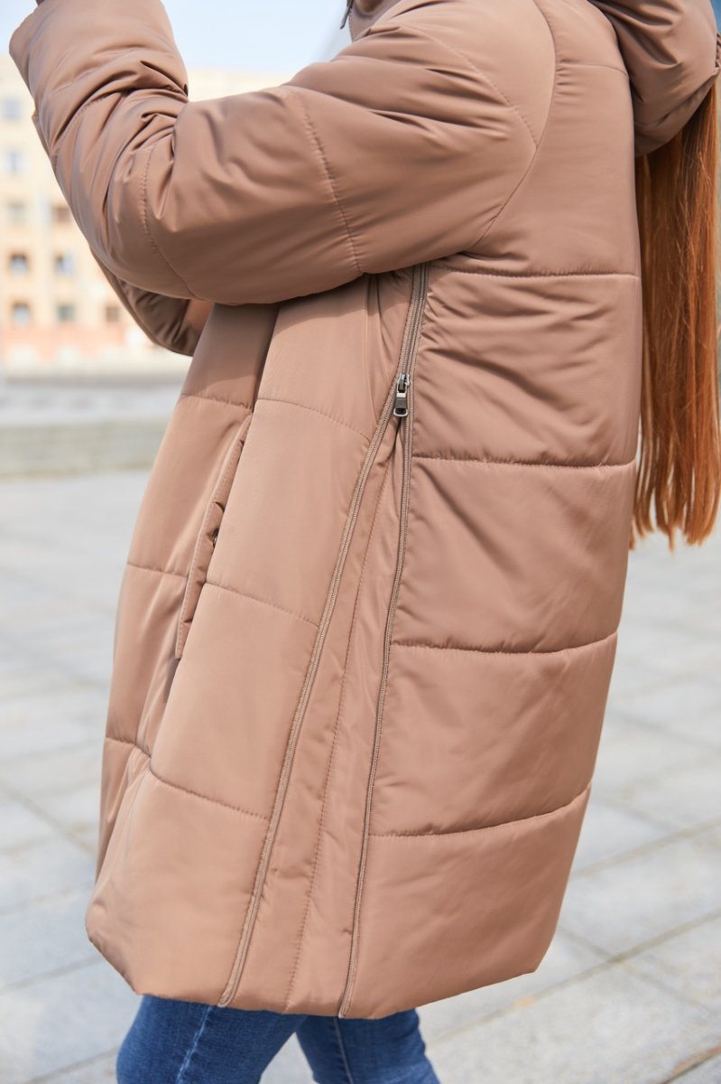 Зимова куртка для вагітних Stockholm - Капучино