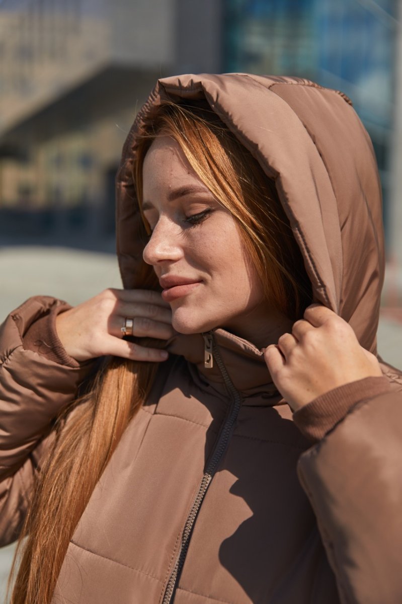 Зимова куртка для вагітних Stockholm - Капучино