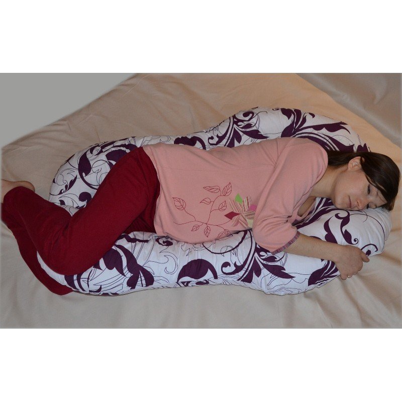 Подушка для беременных Комфорт цвет Совы на сером