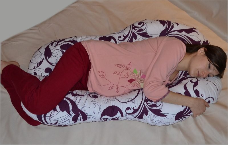 Подушка для вагітних Комфорт колір Apple