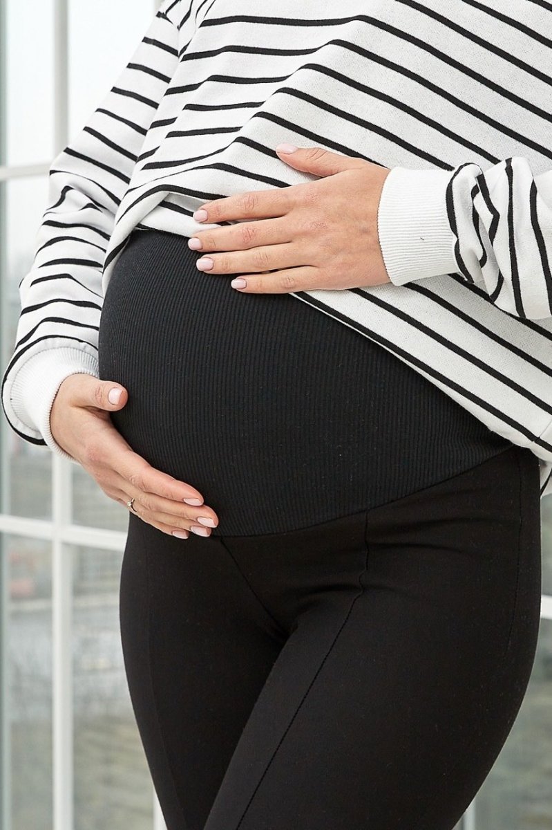 Штани кльош для вагітних Turin Чорний