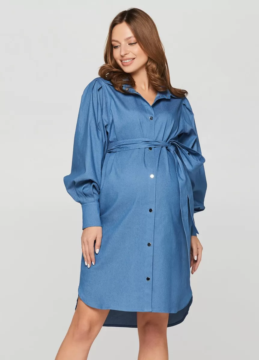 Сукня для вагітних і годуючих Florence світло-синій